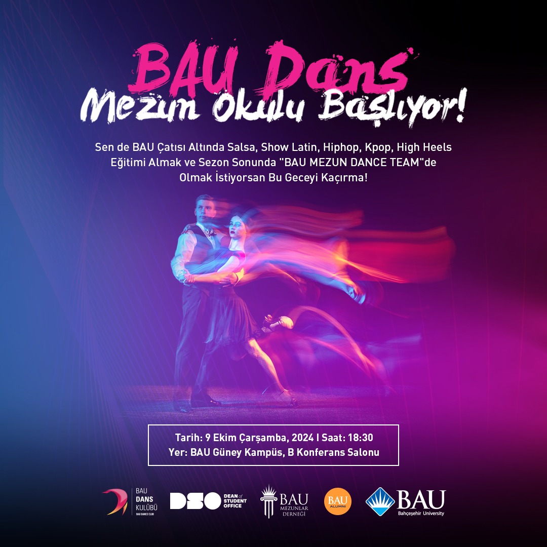 BAU Dans Mezun Okulu Başlıyor!